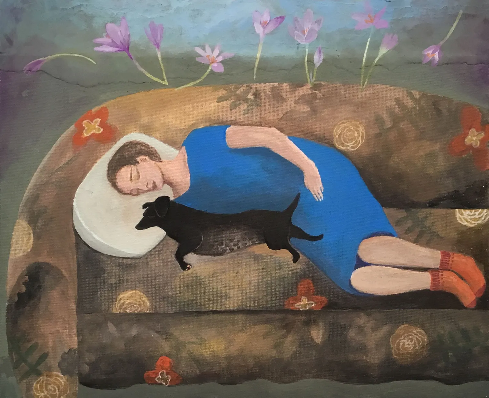 Gertie Young RWS, Probably Snoring