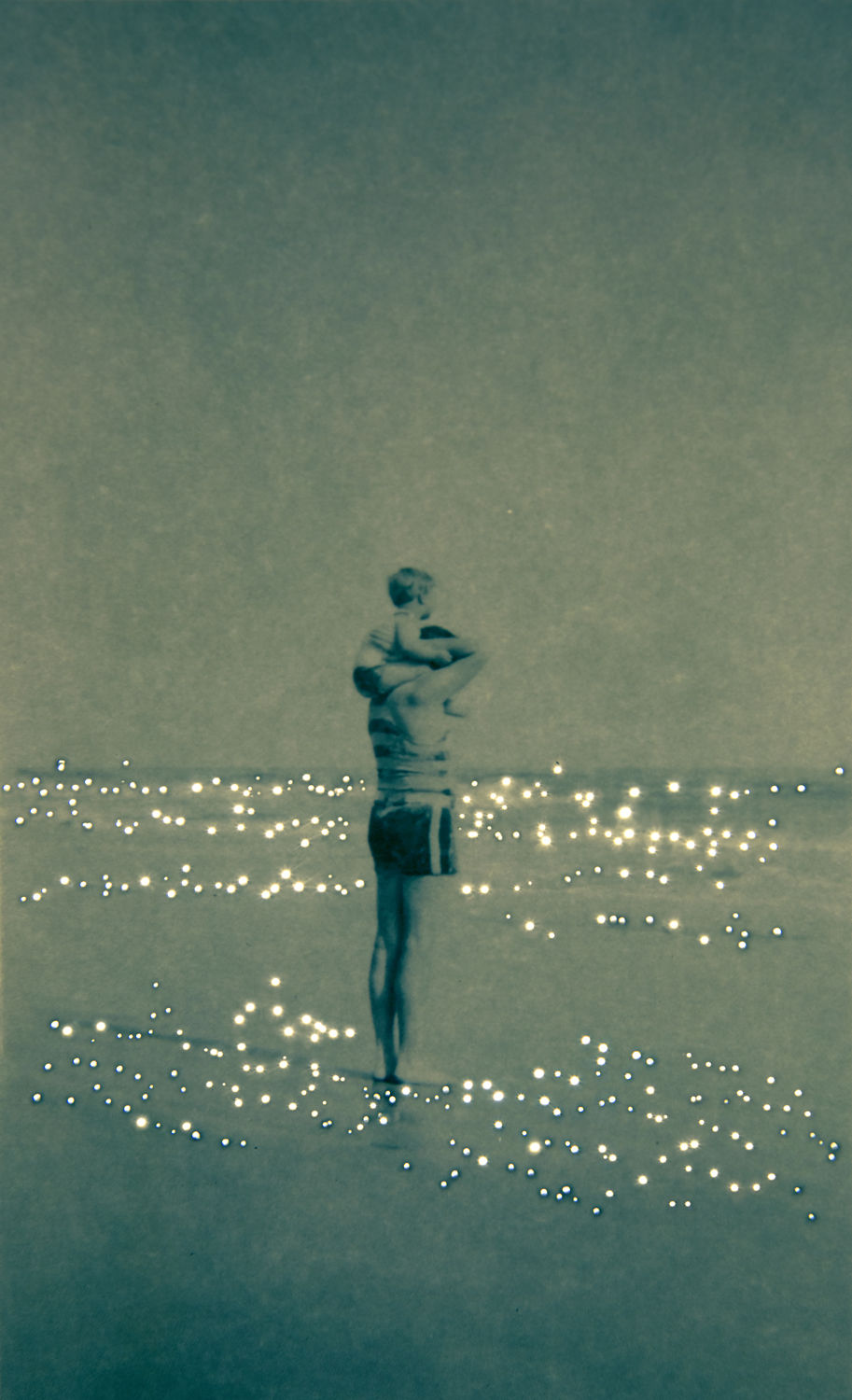 Amy Friend, Sea with papa, from the series Dare Alla Luce, 2025