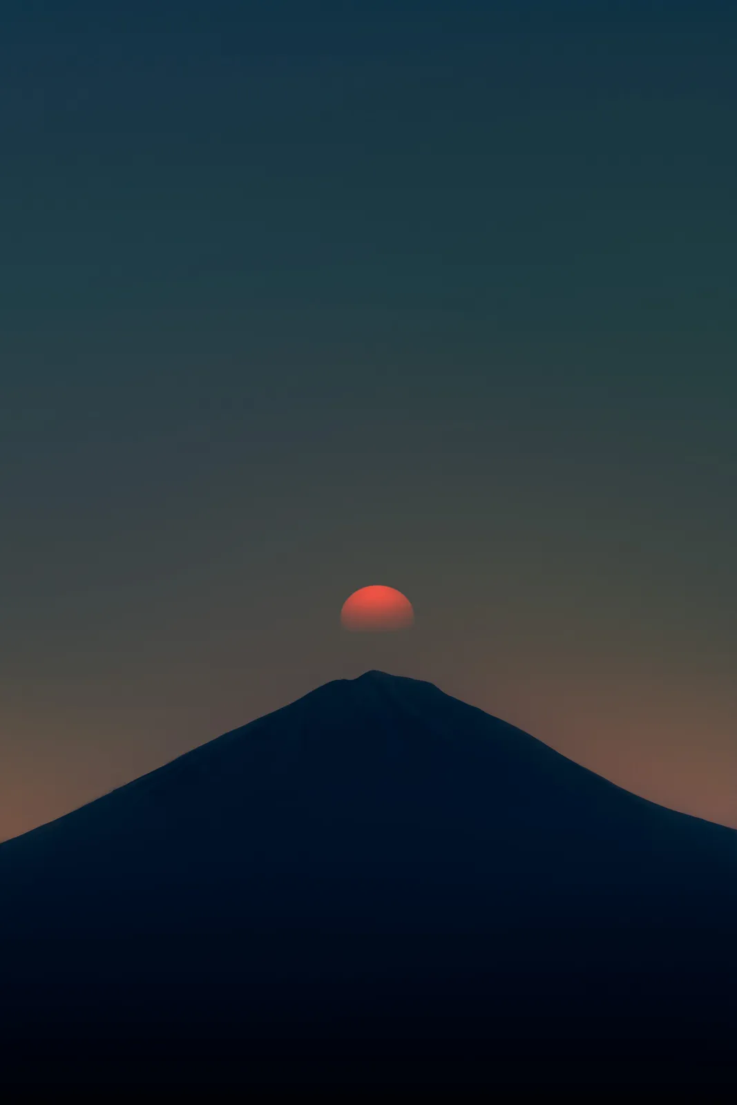 Paul Cupido, Moon over Fuji II, 2025