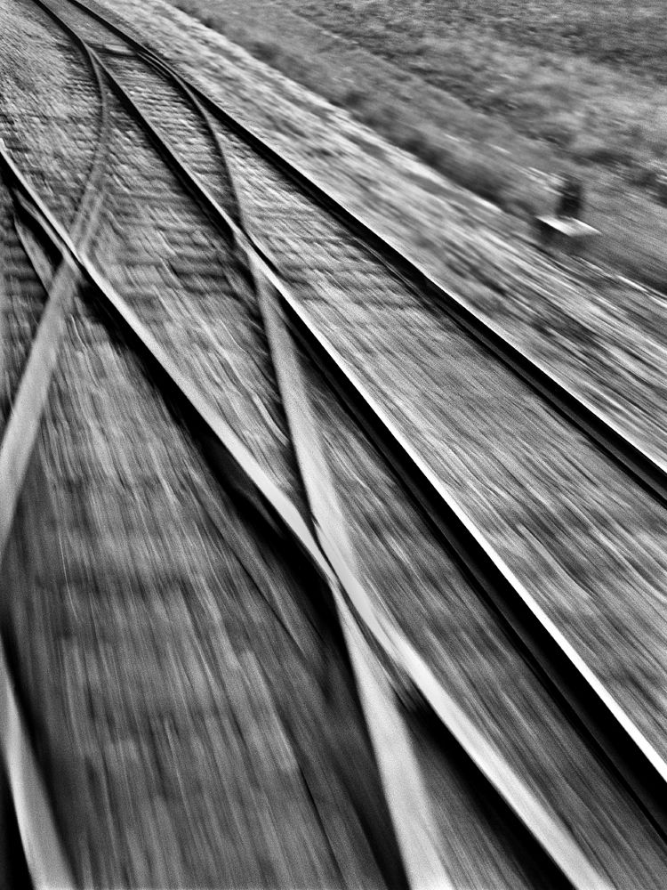 René Groebli, Schienenstrang (#569), Magie der Schiene, vintage, 1949