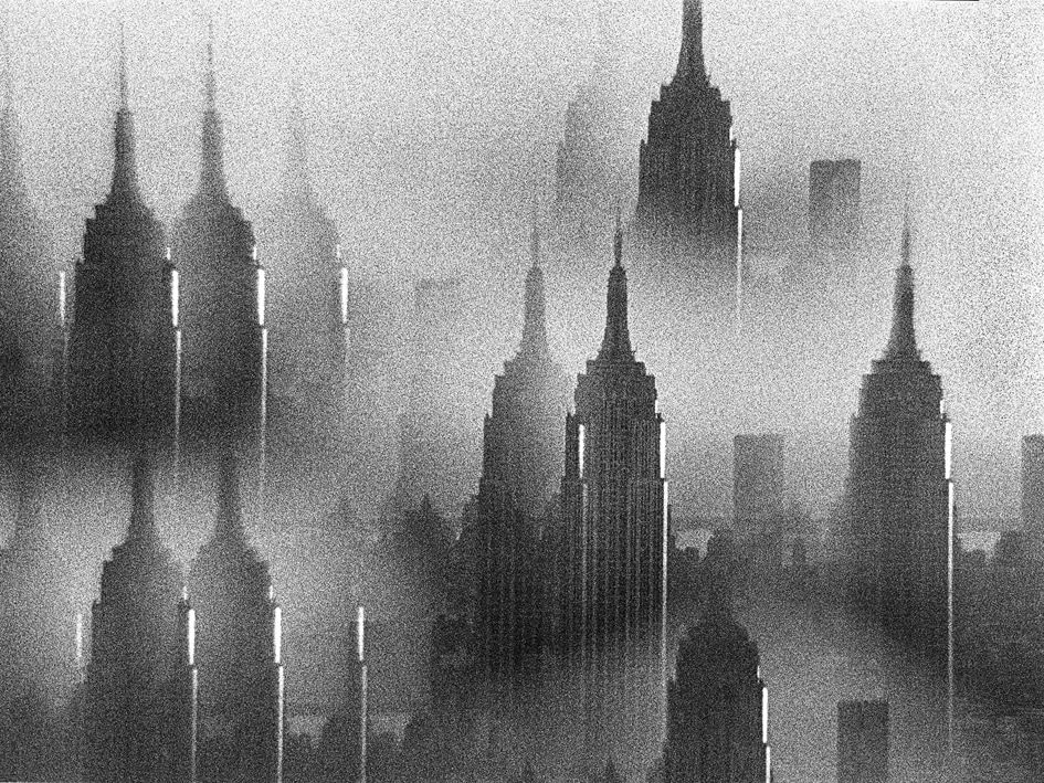René Groebli, Empire State Building, New York Melancholia (#681), 1978