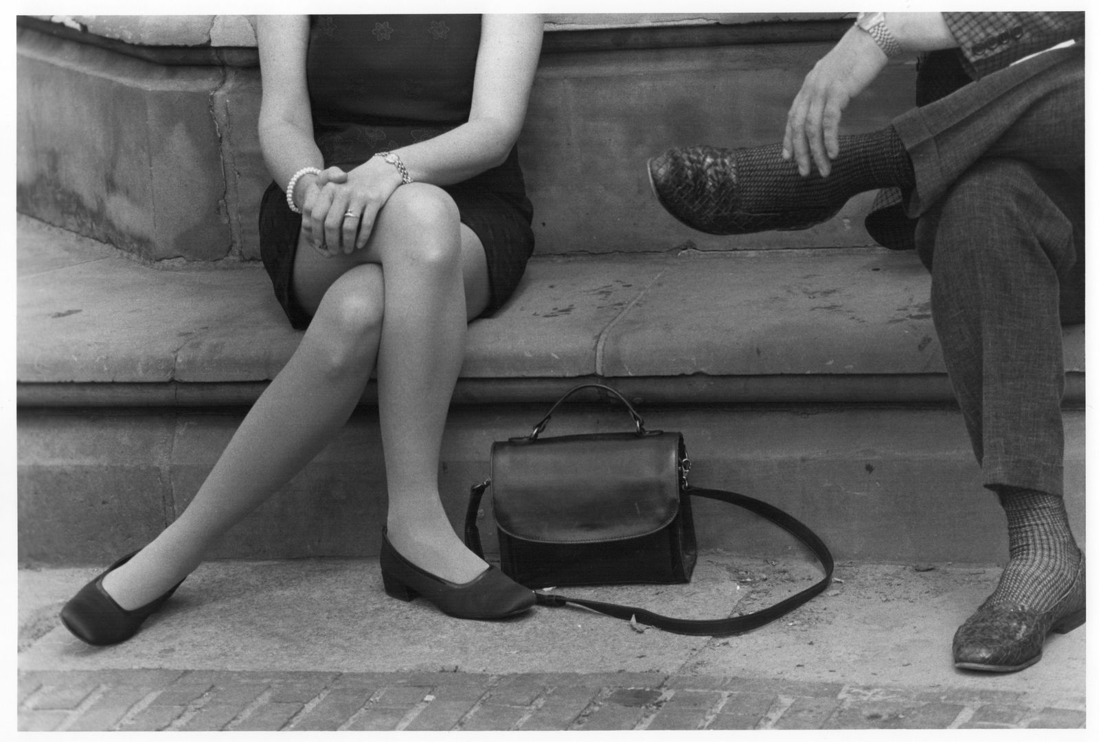 Louis Stettner, Around Central Park Fountain, 1997
