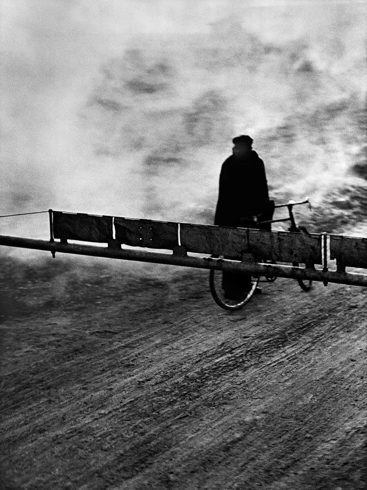 René Groebli, Barrière (#557), Magie der Schiene, vintage, 1949