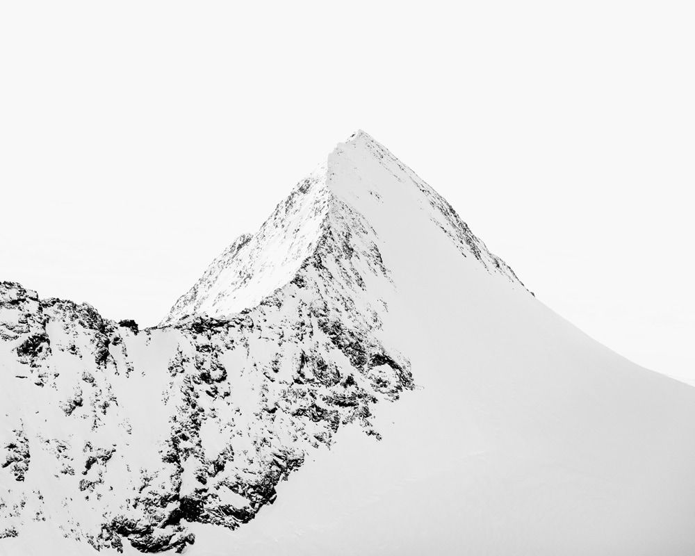 Jeffrey Conley, Mountain Spine and Glacier (Piz Zupo), Engadine, 2021