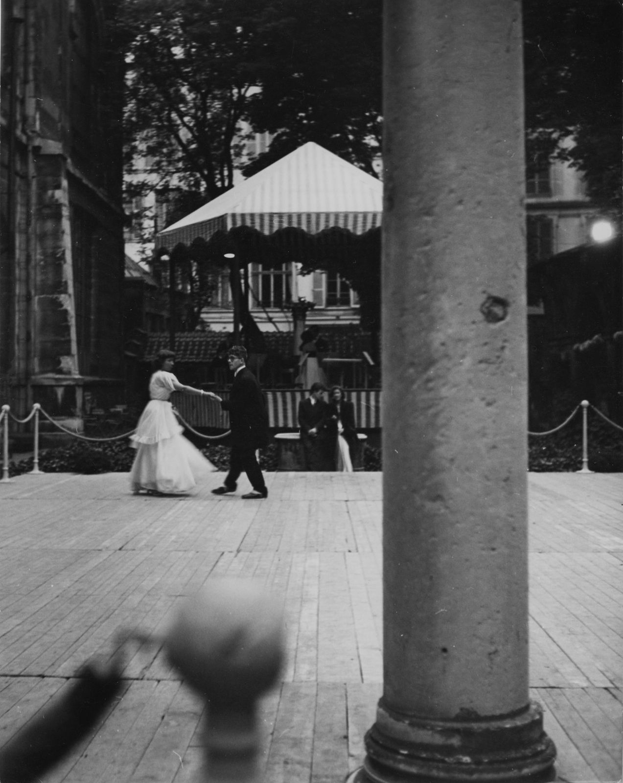 René Groebli, At the end of a ball at the École des Beaux Arts in Paris (#2503), vintage, 1949