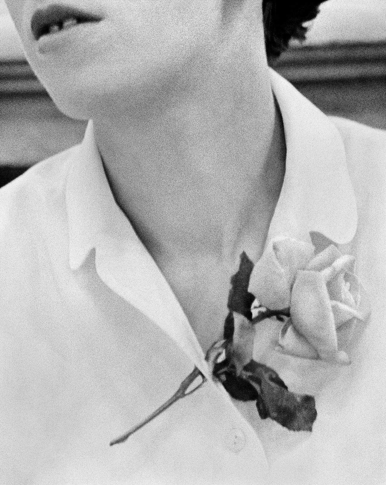 René Groebli, Blouse with rose/Bluse mit Röschen (#511), Paris, Das Auge der Liebe, 1952