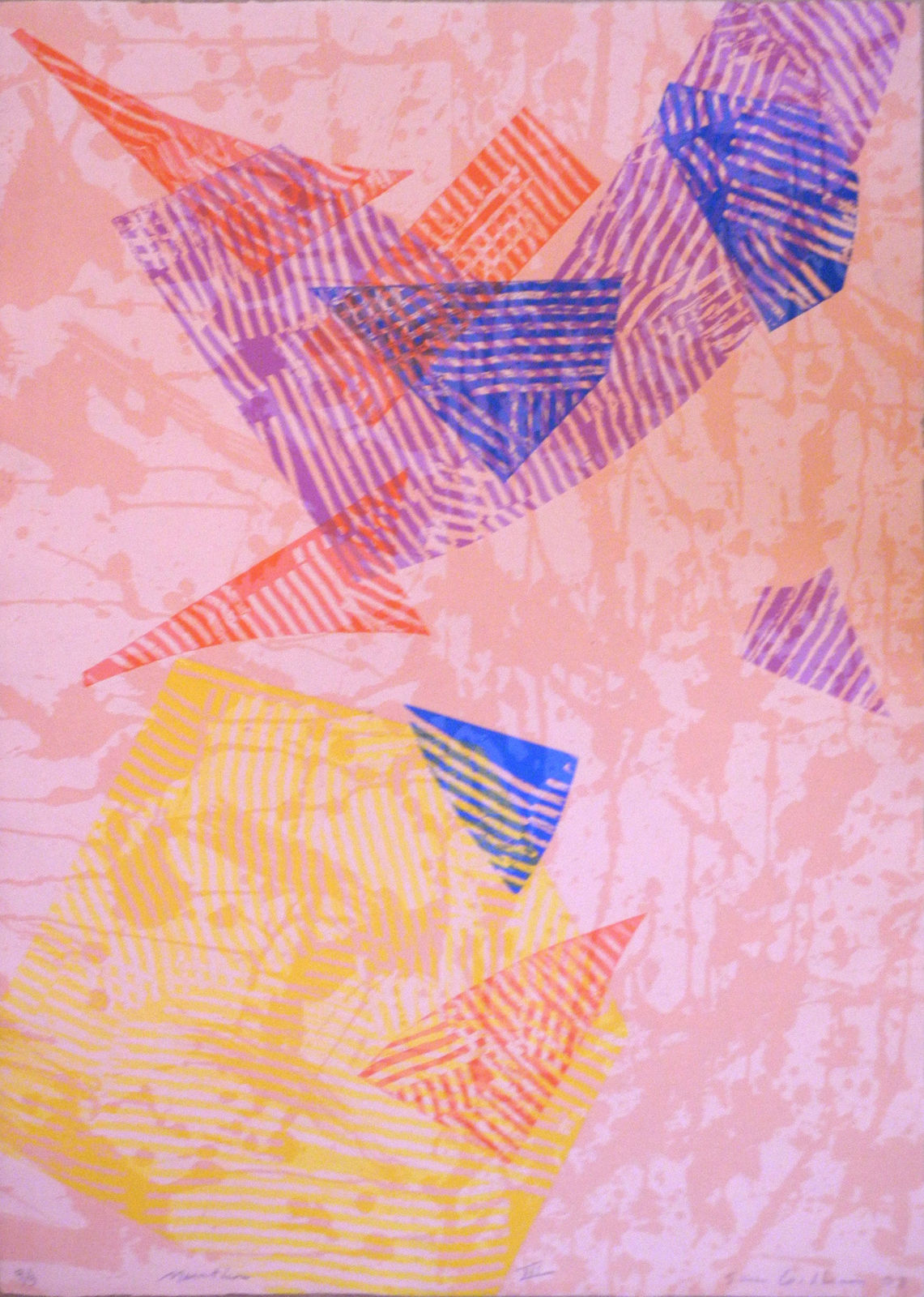 Sam Gilliam, Marathon III, 2003