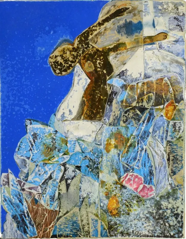 Romare Bearden, Under the Waterfall, ca. 1970