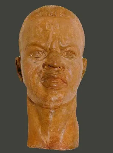 William Ellisworth Artis, Bust of Black Male, ca. 1969