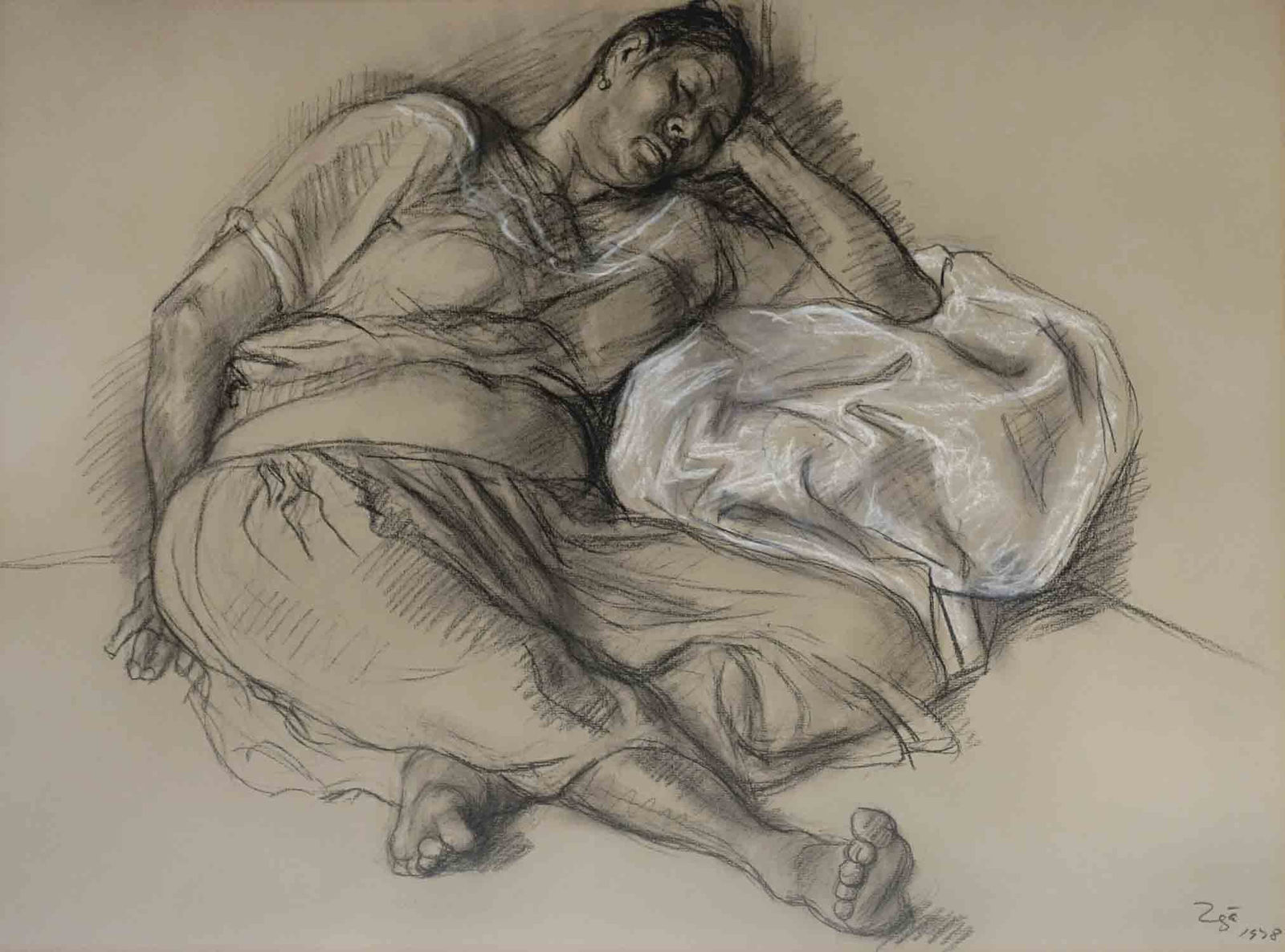 Francisco Zúñiga, Dolores Napping, 1978