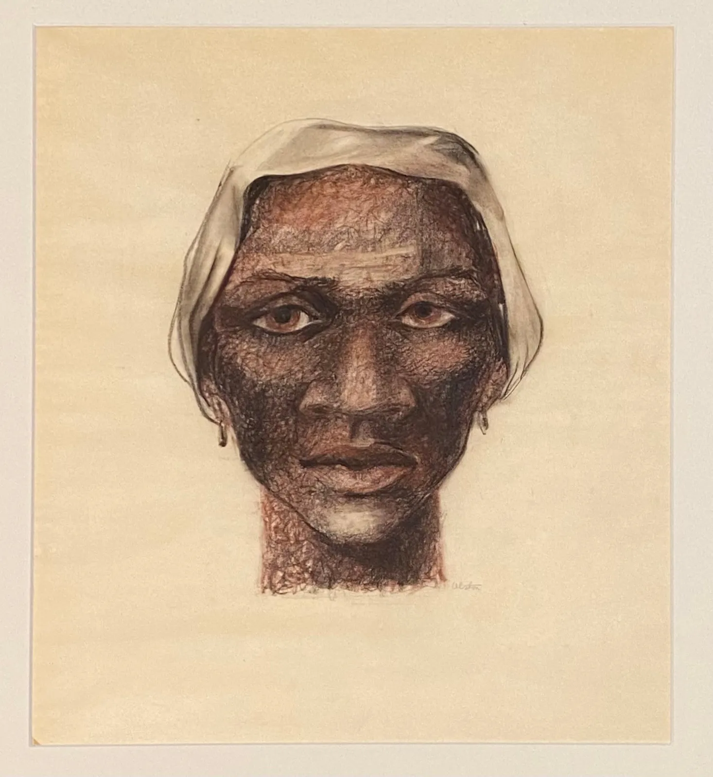 Charles Alston, Head, ca. 1950s