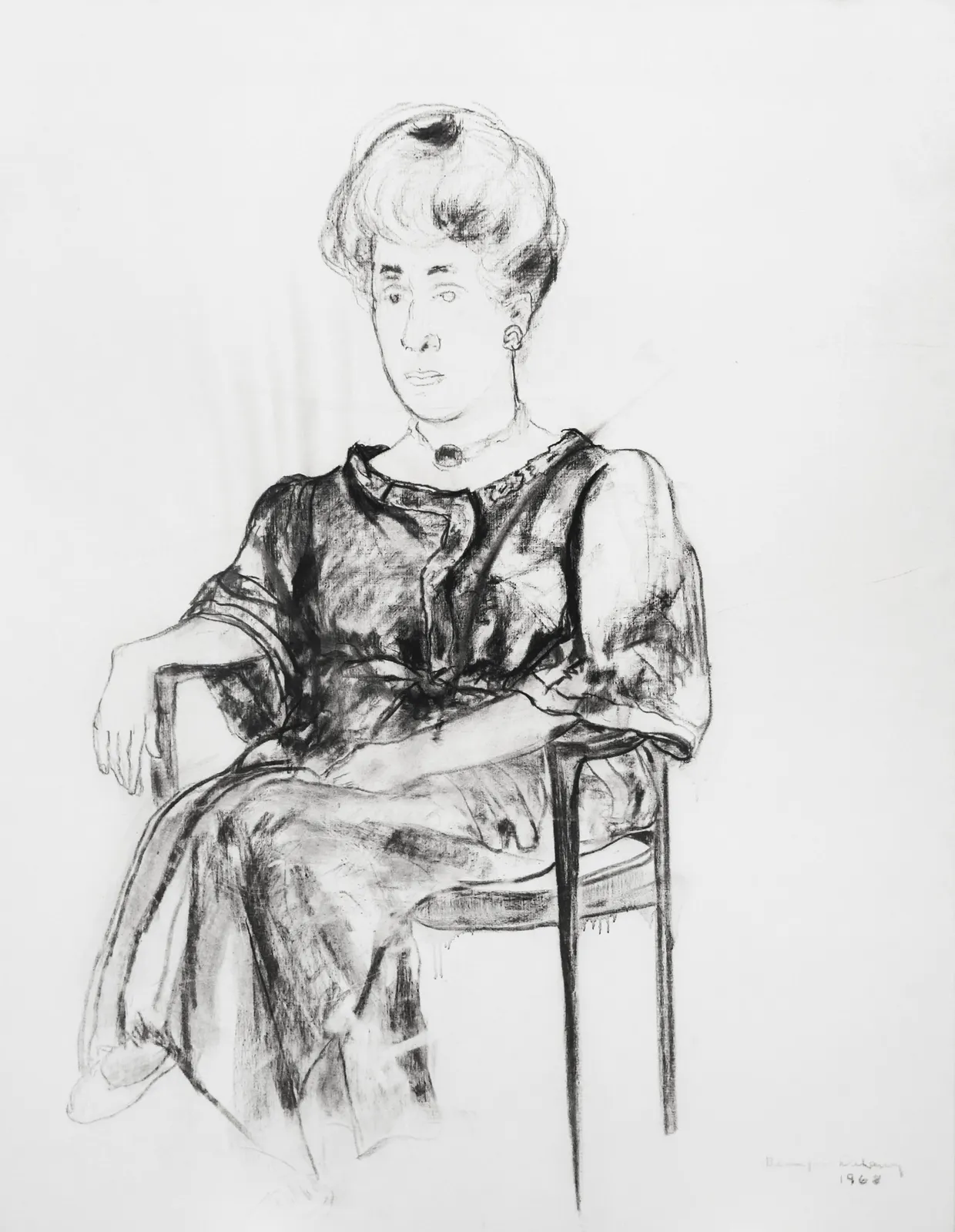 Beauford Delaney, Untitled (Portrait of Tillie S. Speyer), 1968
