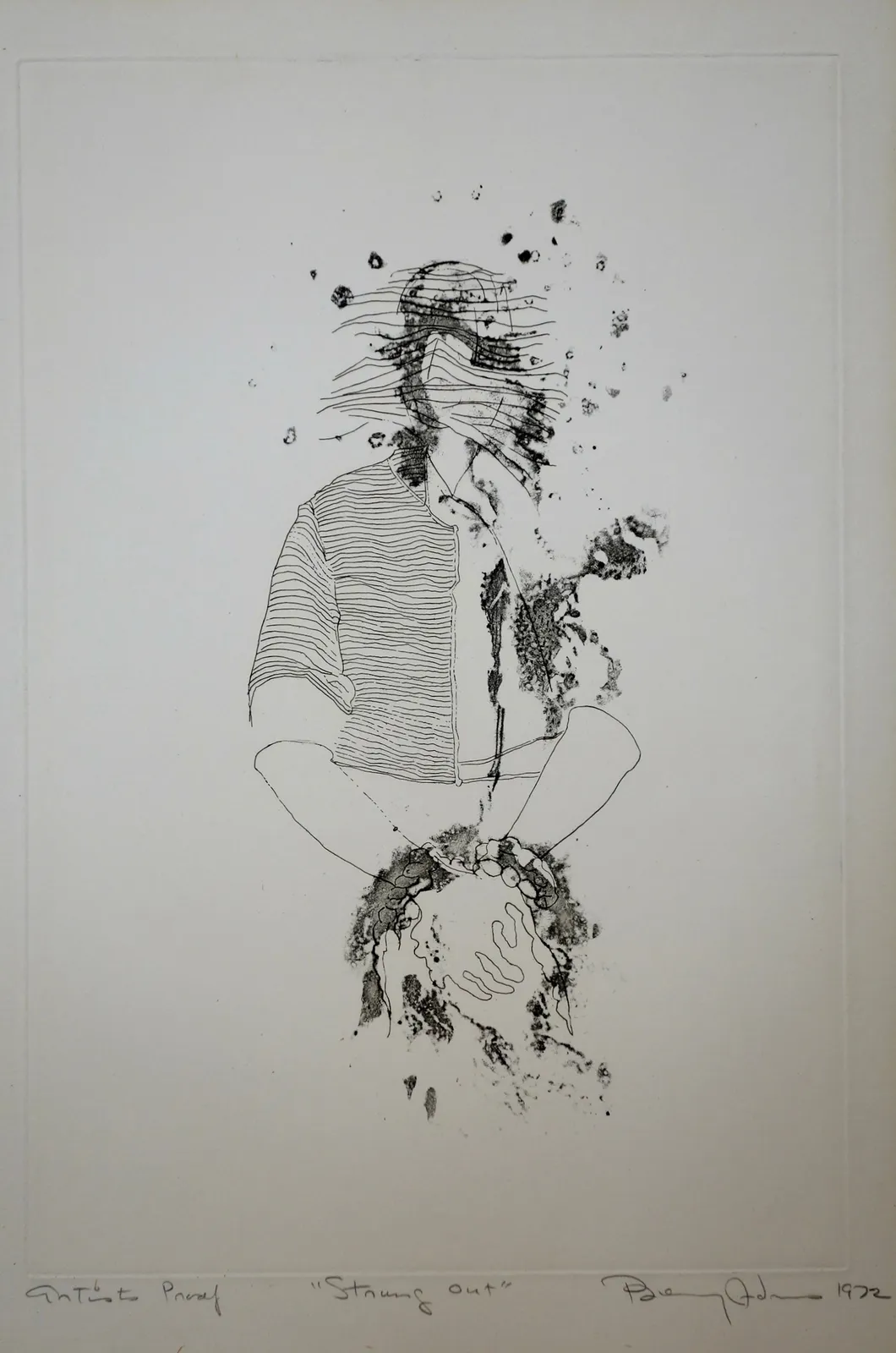 Benny Andrews, Strung Out, 1972