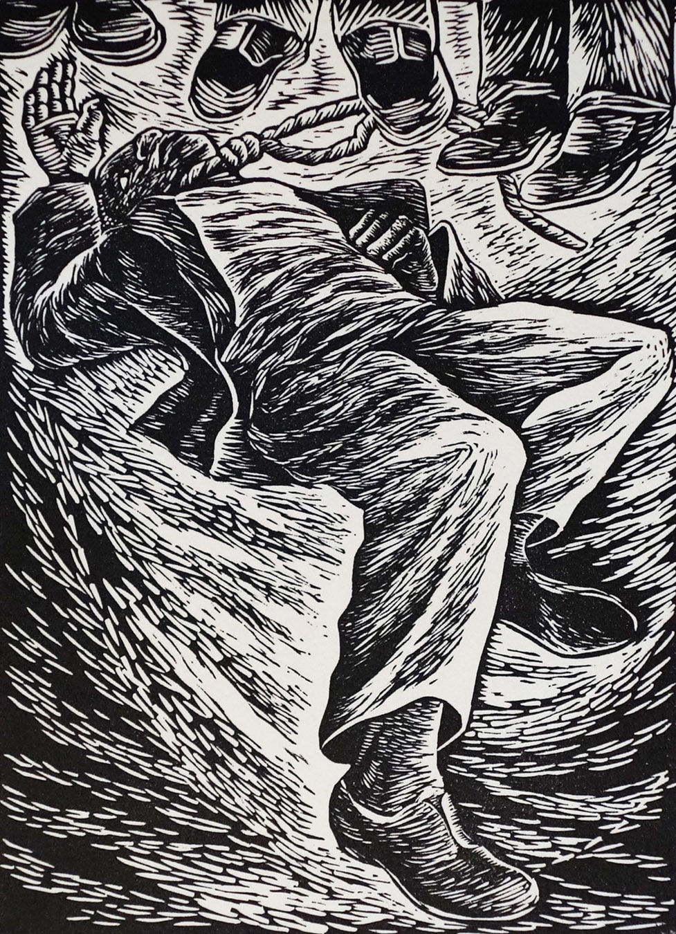 Elizabeth Catlett, ...and a special fear for my loved ones., 1946-47