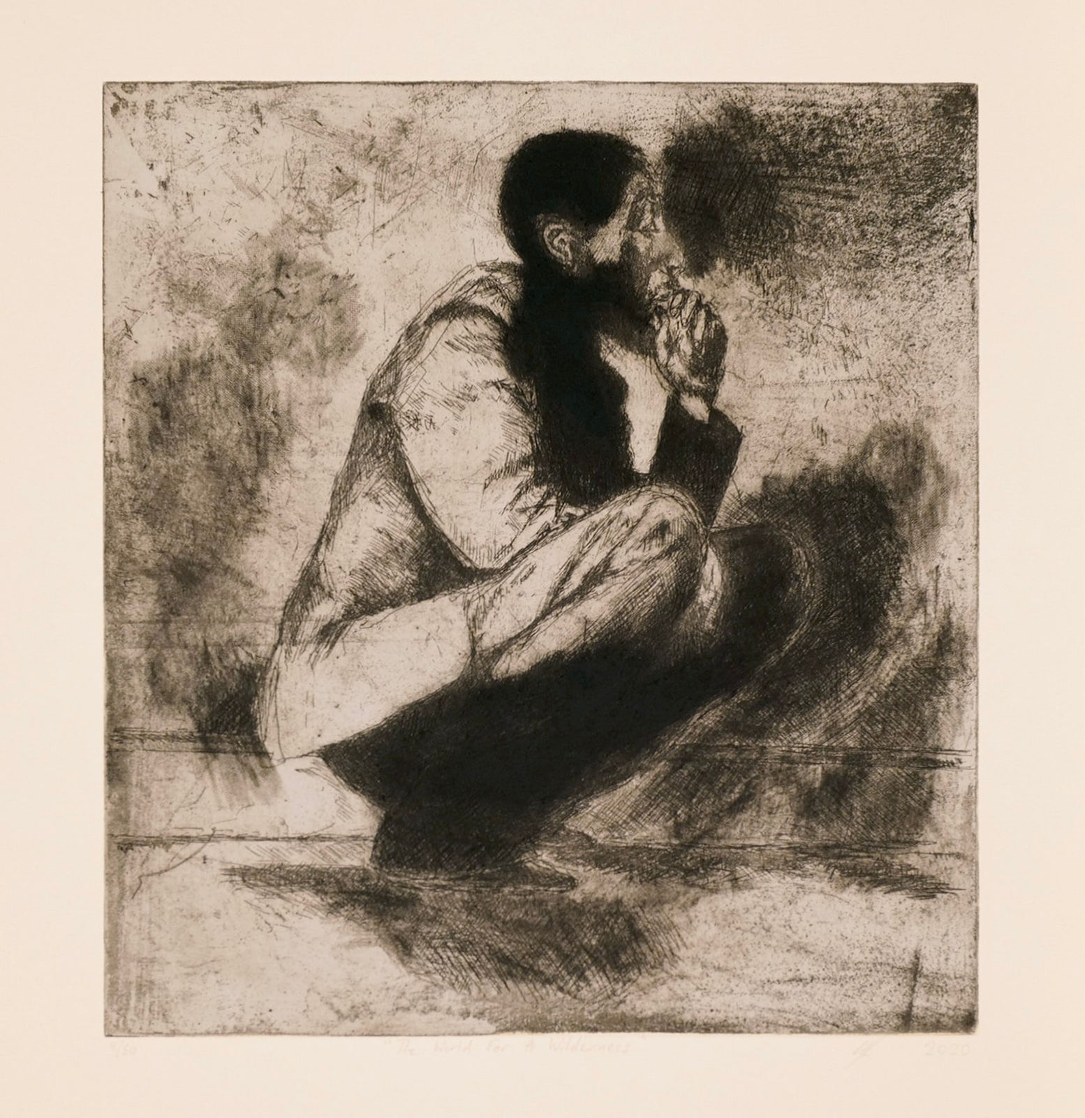 Lynette Yiadom-Boakye, The World For A Wilderness, 2020