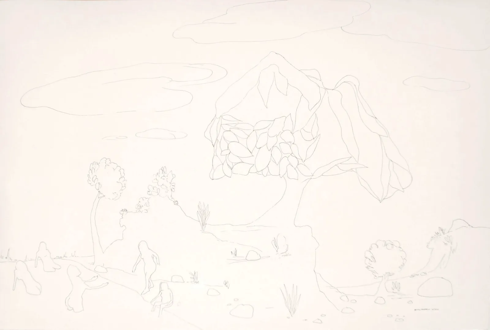 Benny Andrews, Untitled, April 7, 1964