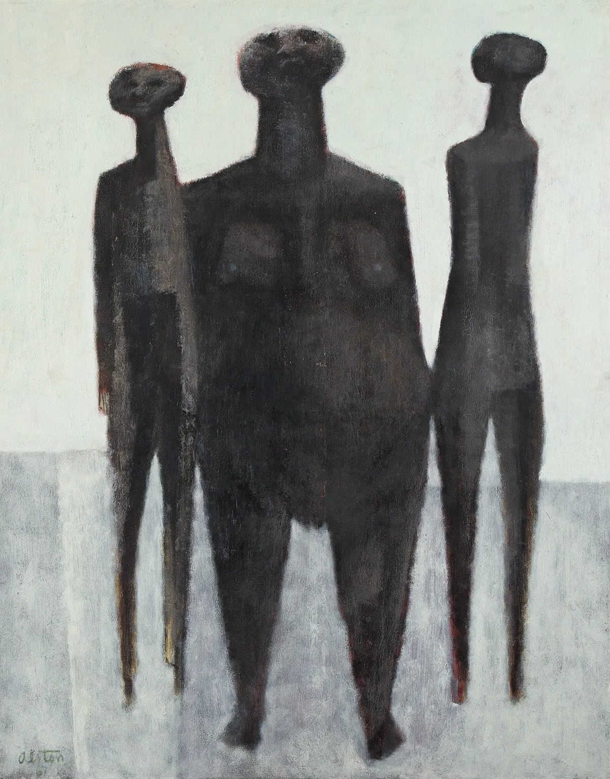 Charles Alston, Earth Mother (Woman and Two Sons), 1967