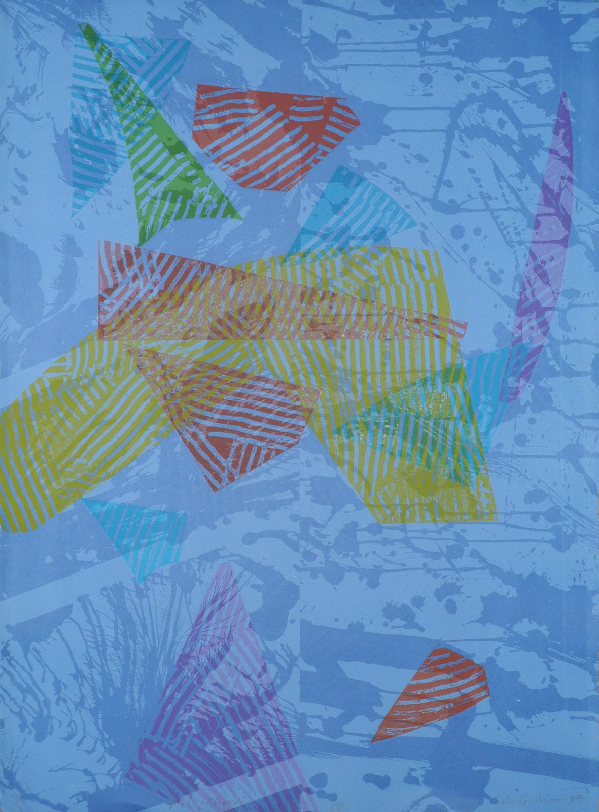 Sam Gilliam, Marathon IV, 2003