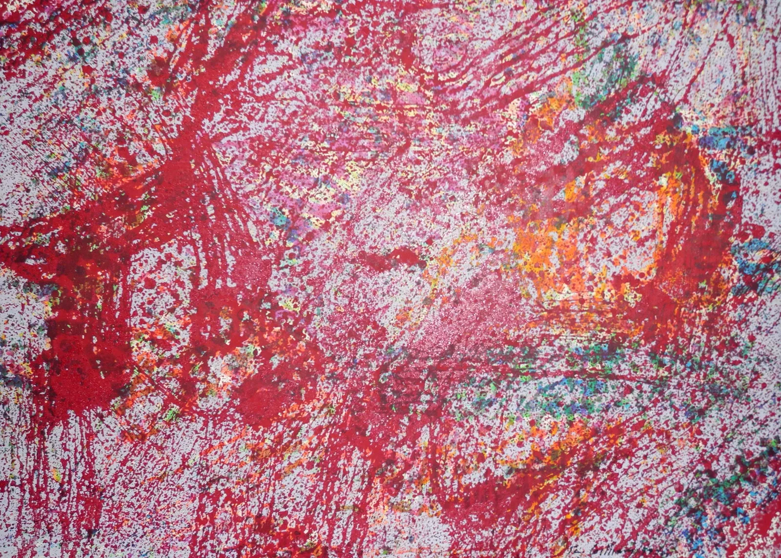 Sam Gilliam, Lattice Memory, 1999