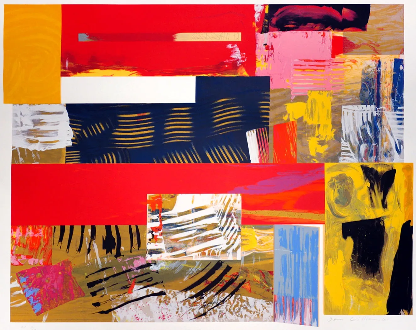 Sam Gilliam, Untitled, 2001