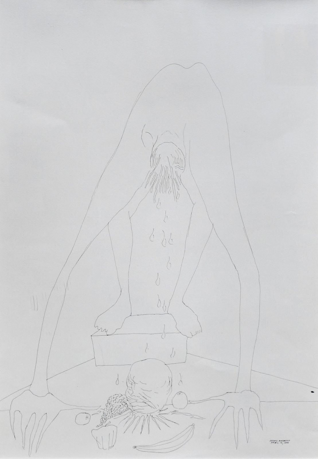 Benny Andrews, Sacrifice, April 12, 1993