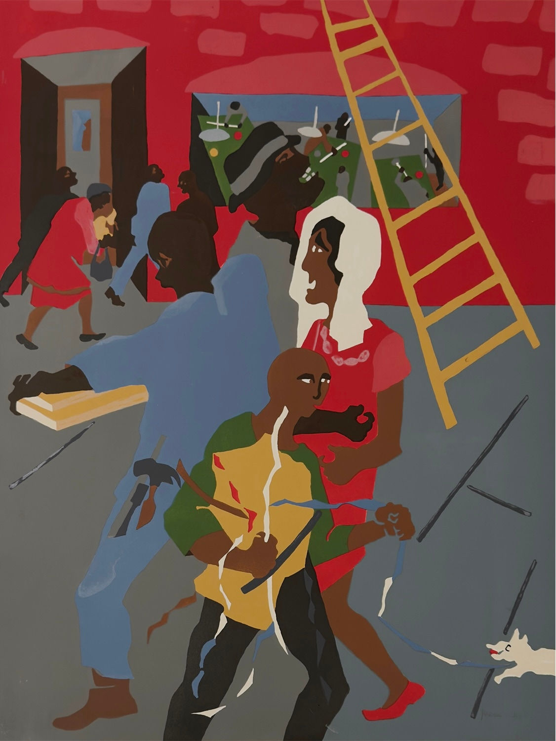 Jacob Lawrence, On the Way, 1990