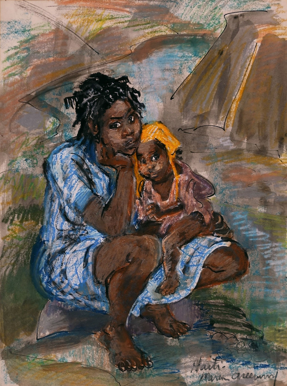 Marion Greenwood, Mother and Child, ca. 1951