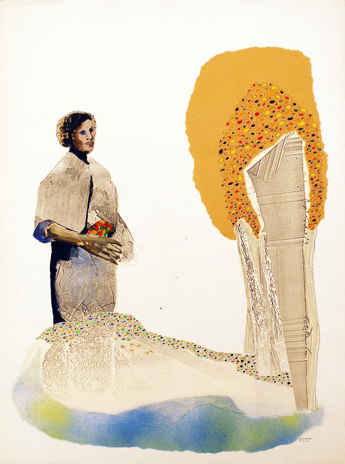 Benny Andrews, Reaper, January 11, 1975