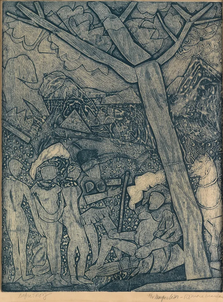 Romare Bearden, Before Troy, ca. 1974