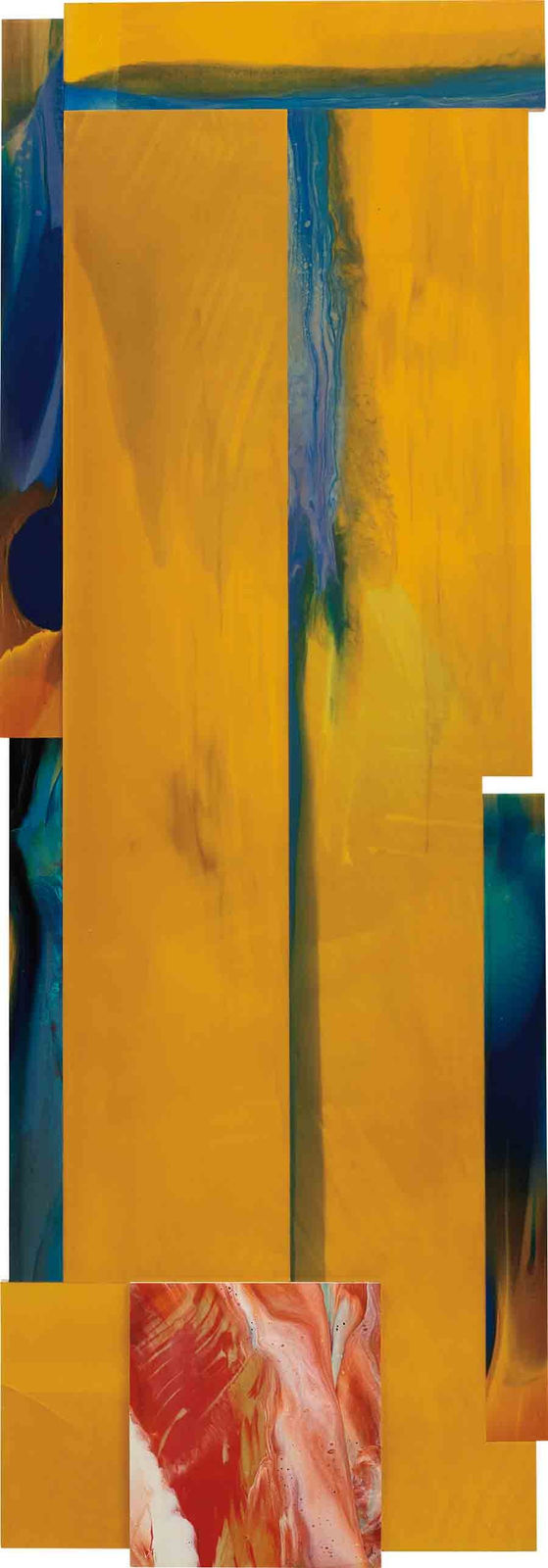 Sam Gilliam, Yellow Tower and Square , 2006