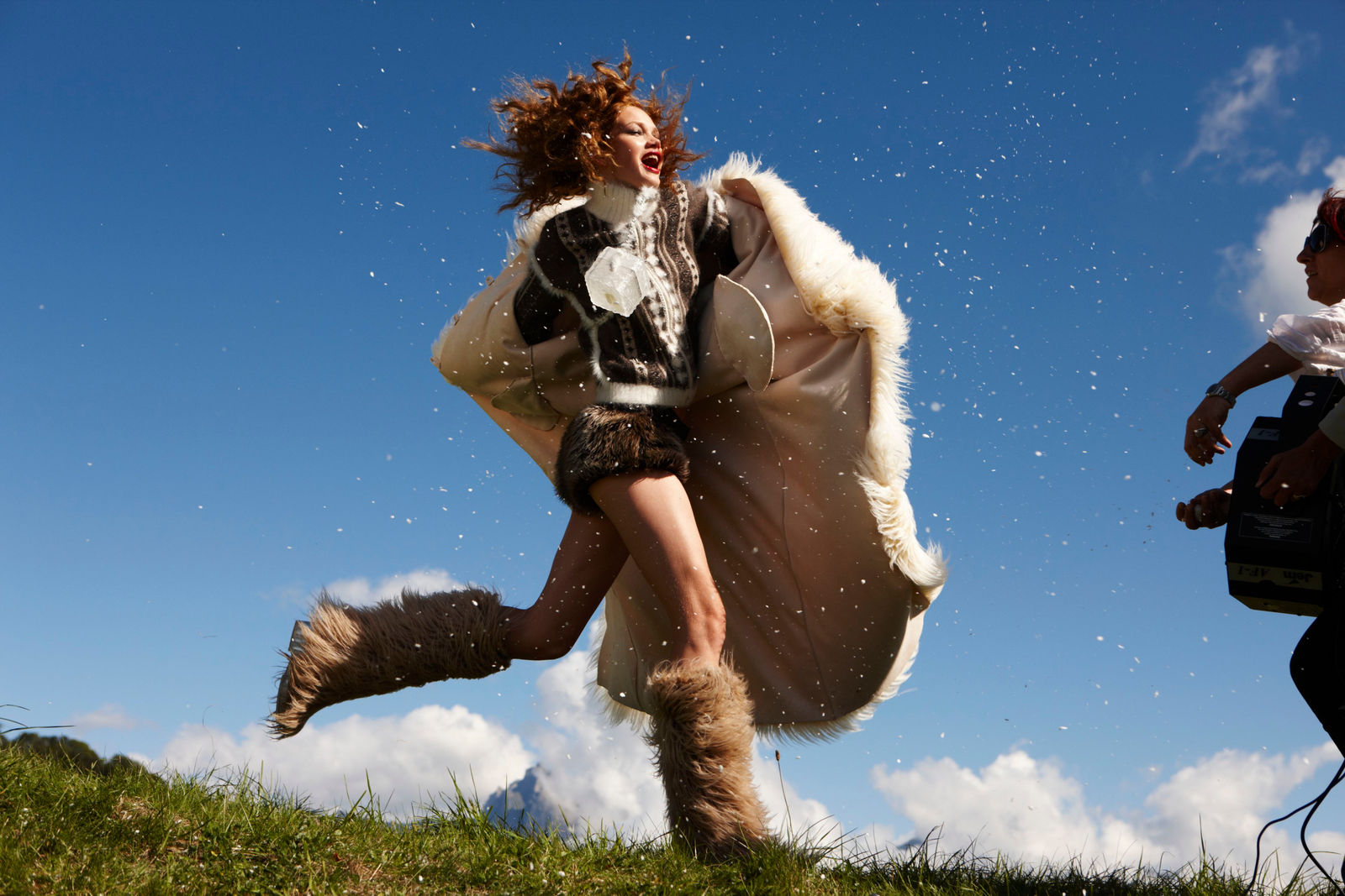 Esther Haase, Mountain girl at Chalet Mont Blanc, 2010