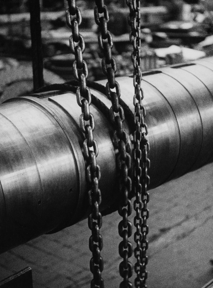 Jakob Tuggener, Maschinenfabrik Oerlikon (MFO) from the maquette "Schwarzes Eisen", 1950