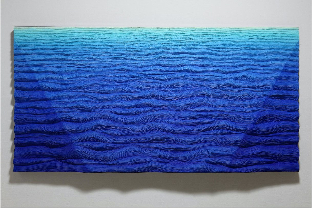 Vibrant textured sculptures by Heekyung Kim