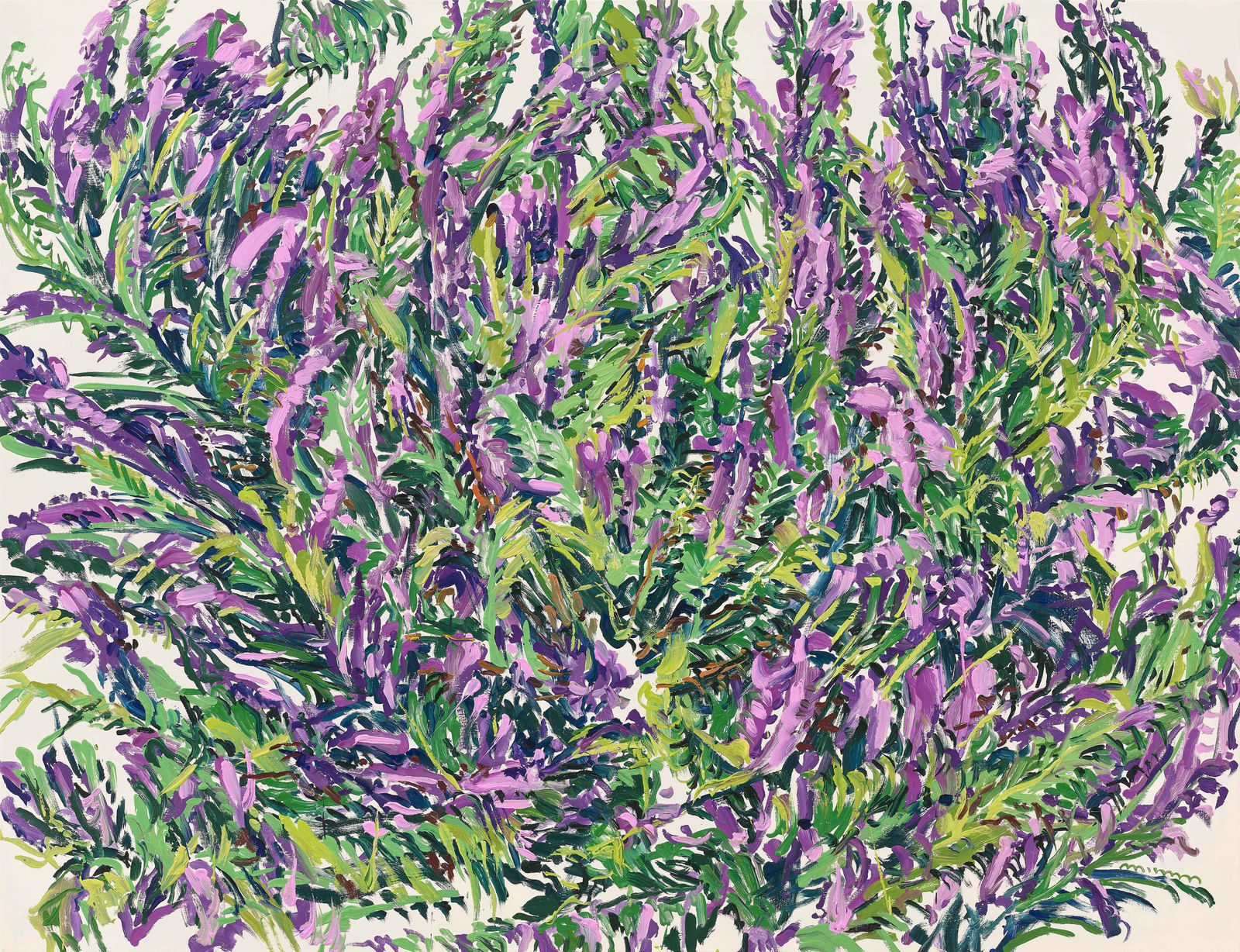 Boree Hur, Lavender Abstract 1, 2022