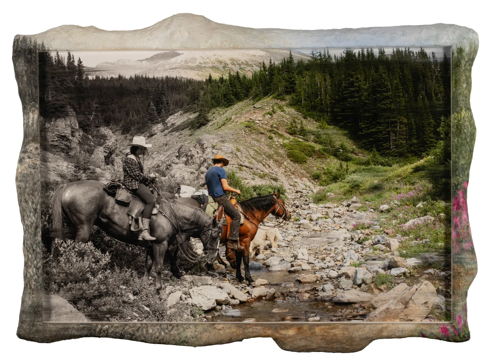 Sarah Anne Johnson, Crossing Over (Mountain), 2025