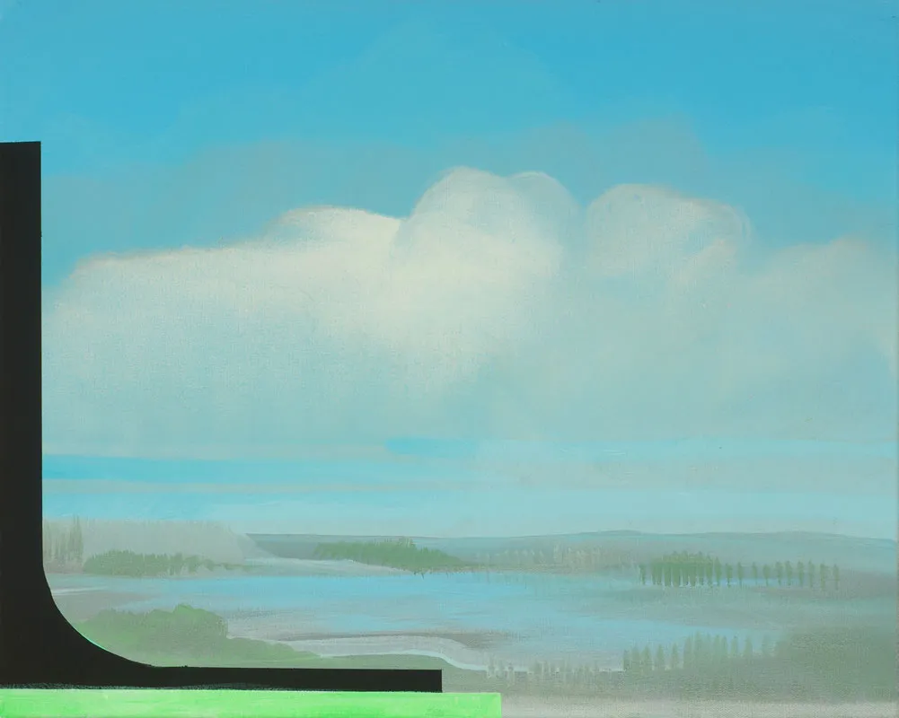 Wanda Koop, Black and Green (No News Series), 2010