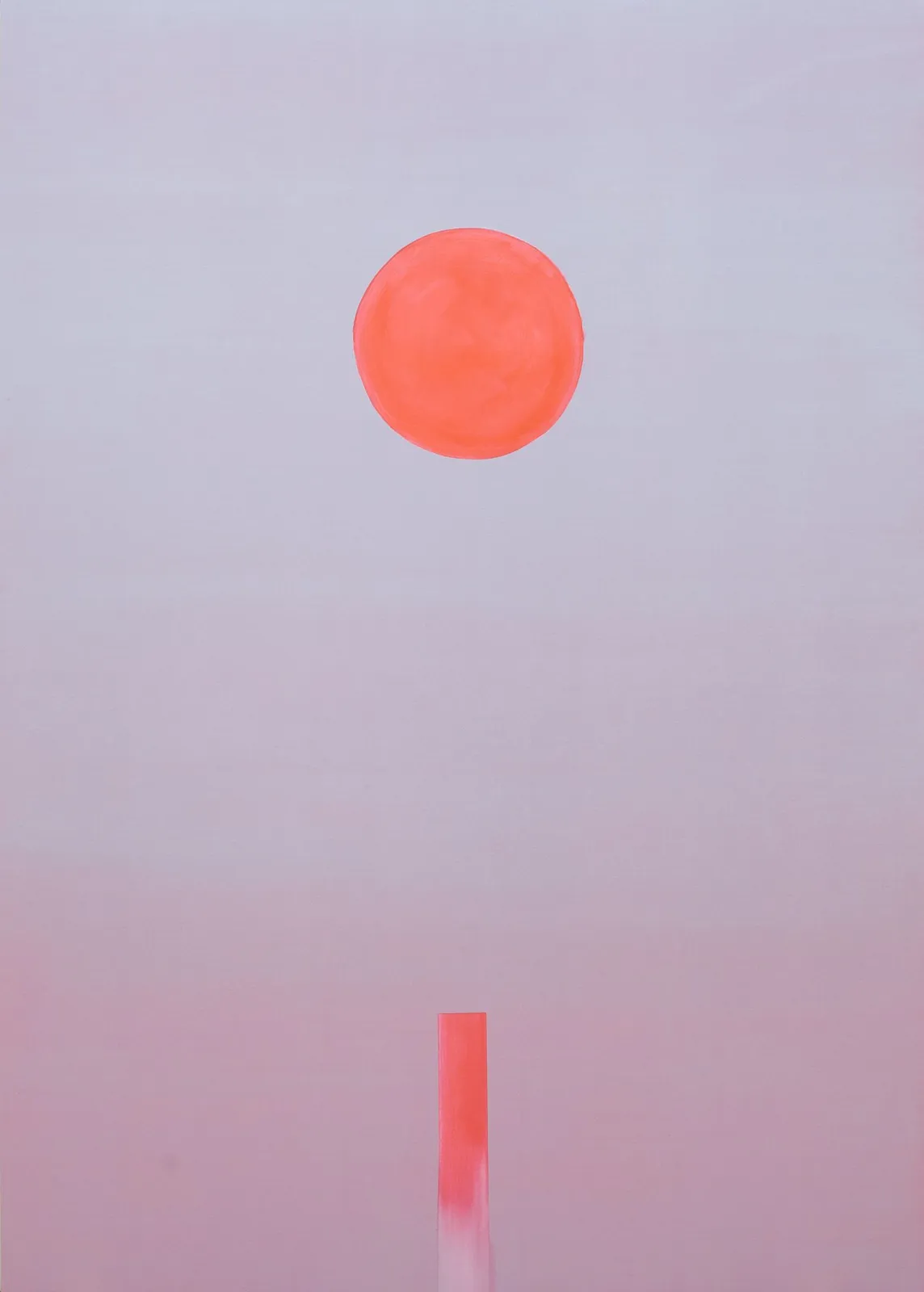 Wanda Koop, Luminous Red Sun, 2022