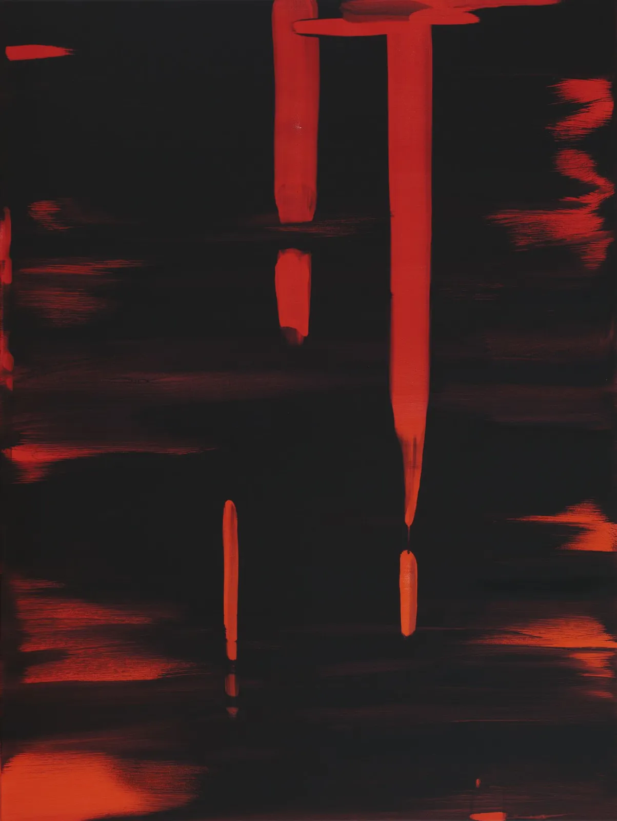 Wanda Koop, Reflect (Black and Red), 2018