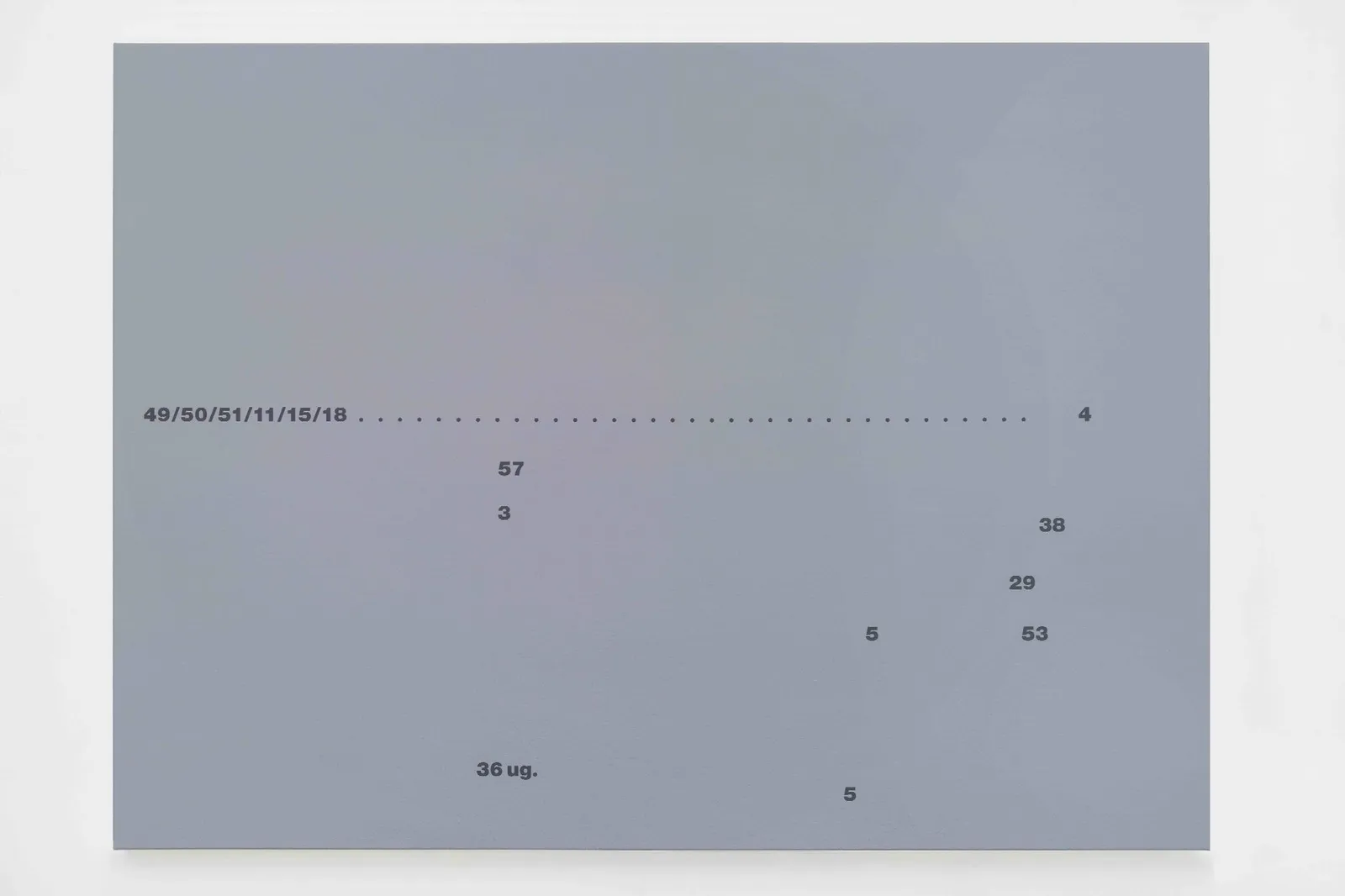 Francine Savard, Cartographie de l'Hiver (Nicolas Poussin), 2020