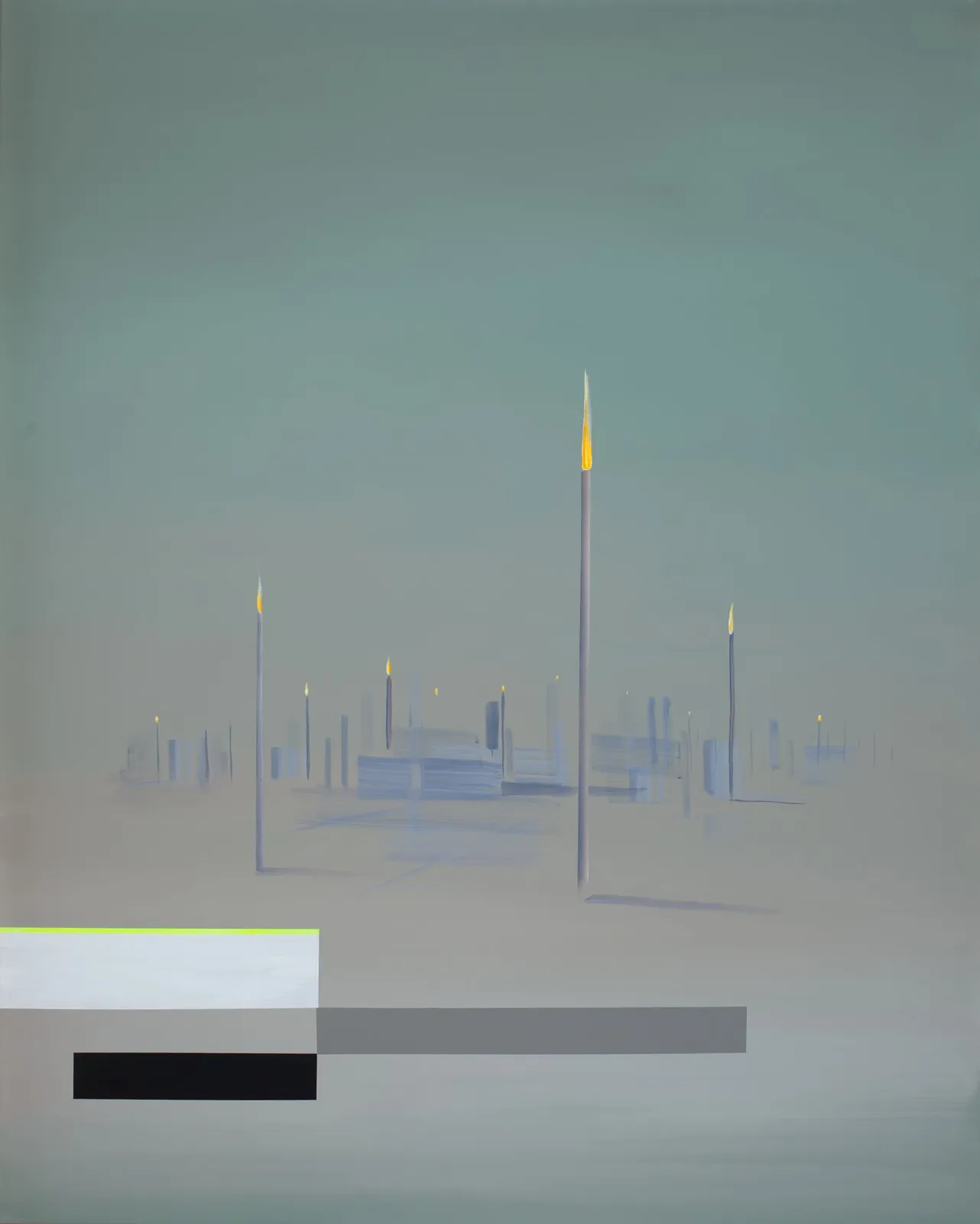 Wanda Koop, BREAKING NEWS (The Road to Marfa is paved with gold), 2020