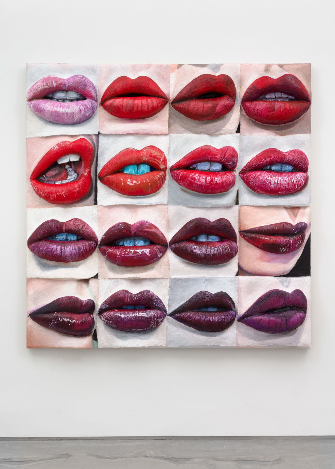 Gina Beavers, Day Into Night Lips, 2022