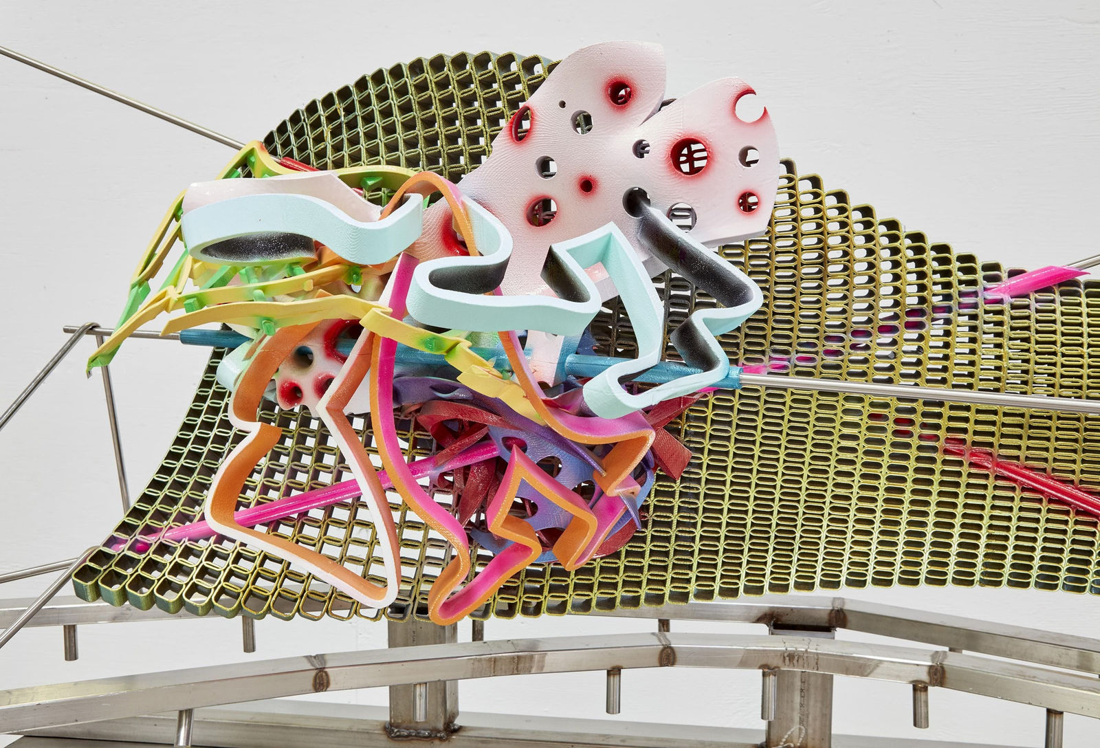 Frank Stella, Over the Waves, 2016