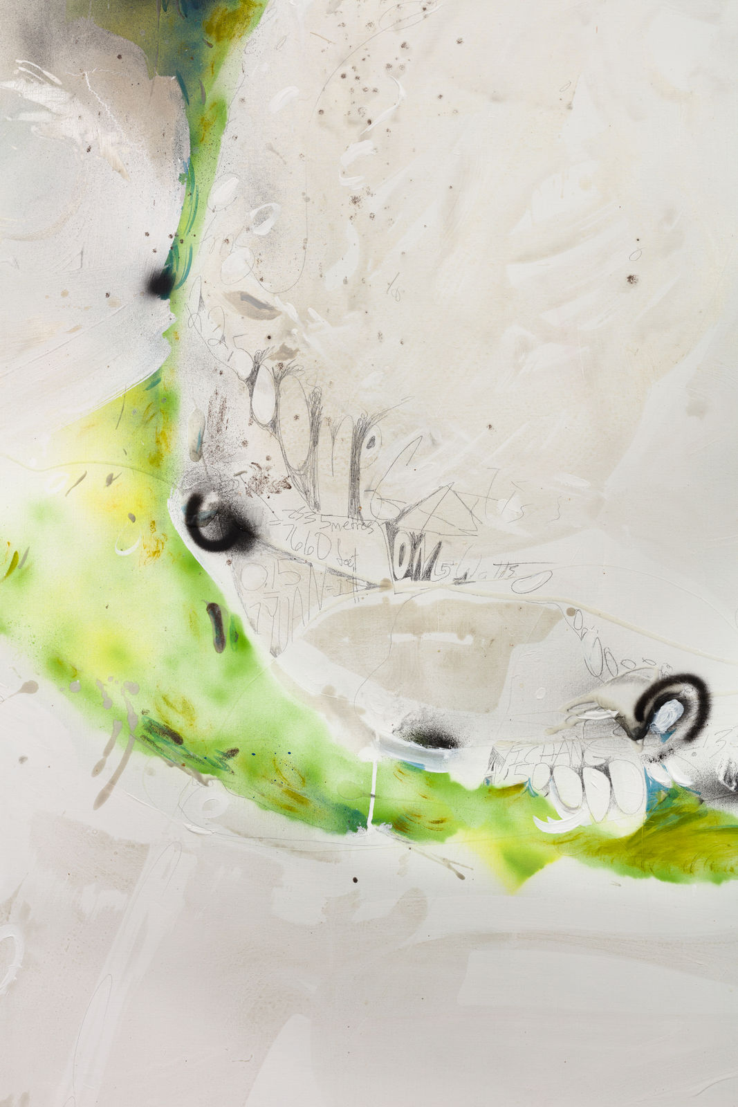 Suzanne McClelland, PASSAGES: 4 Rivers- The Yangtze in Greens, 2021