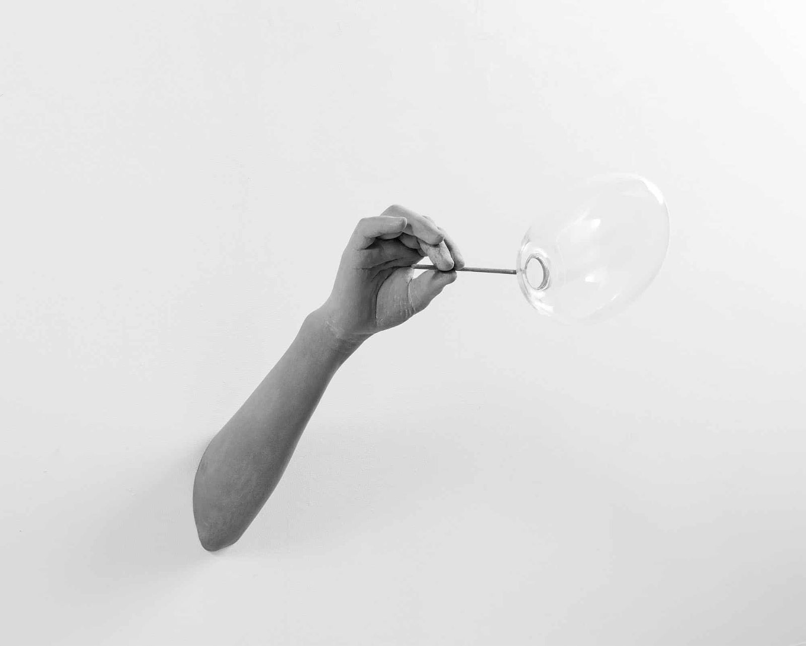Hans Op de Beeck, Gesture Soap Bubble, 2016