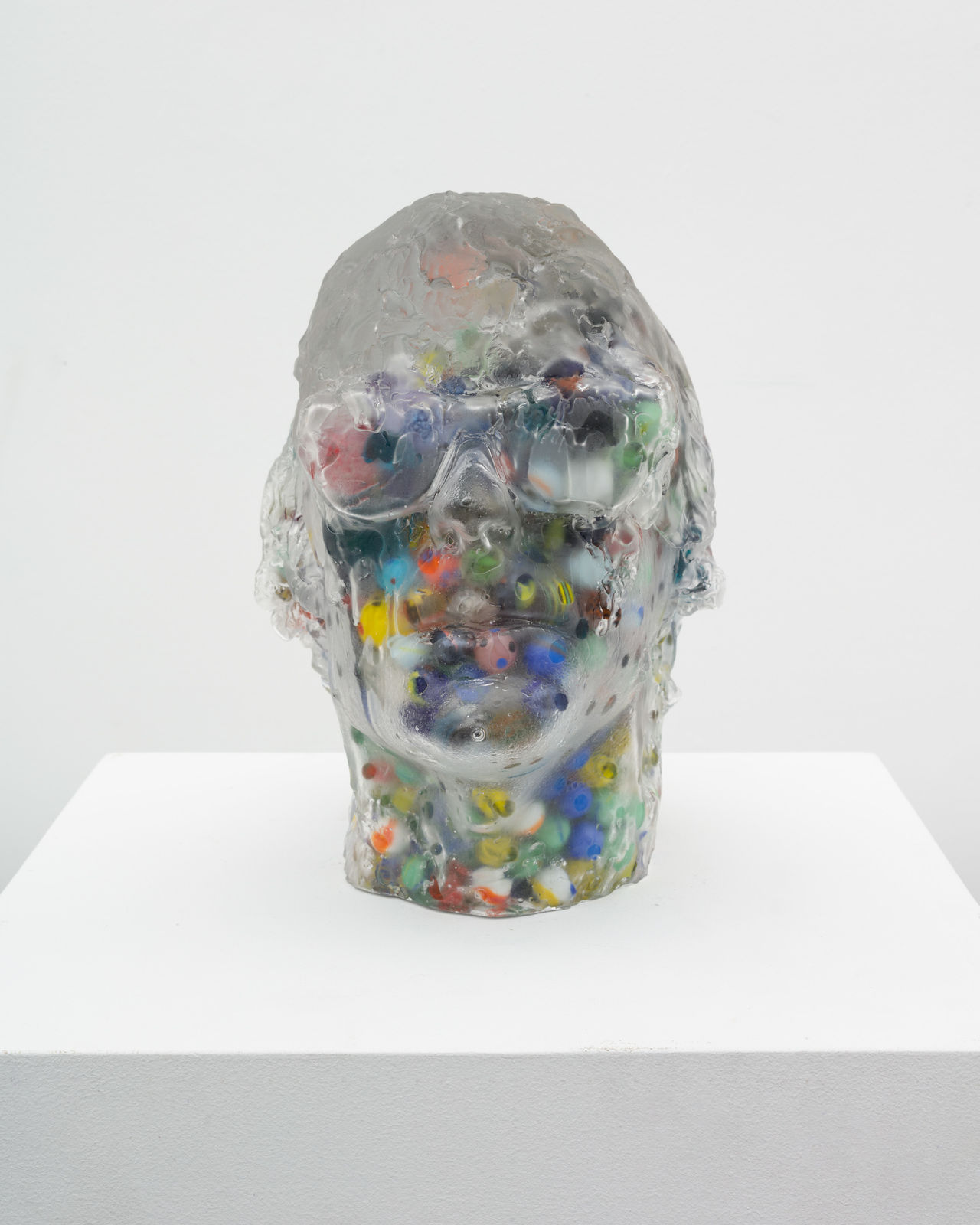 Jay Heikes, Heads Made of Marbles, 2024
