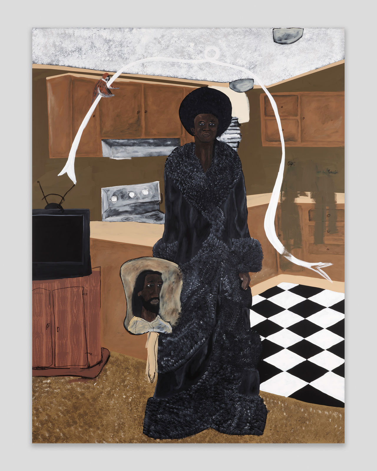 Jammie Holmes, Furs and Concrete, 2021