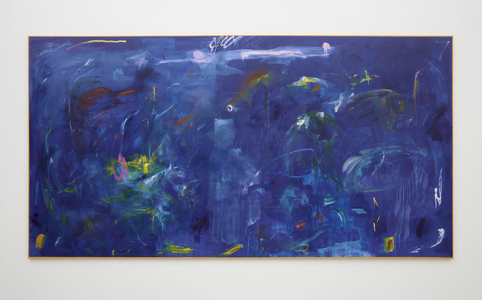 Kwamé Azure Gomez, Back water Blue New moon (after Dianne), 2025