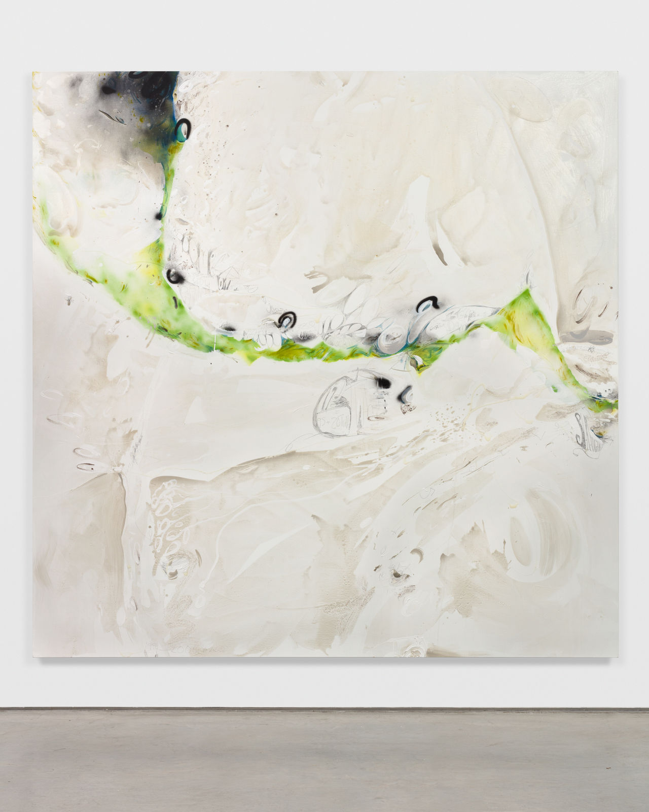 Suzanne McClelland, PASSAGES: 4 Rivers- The Yangtze in Greens, 2021