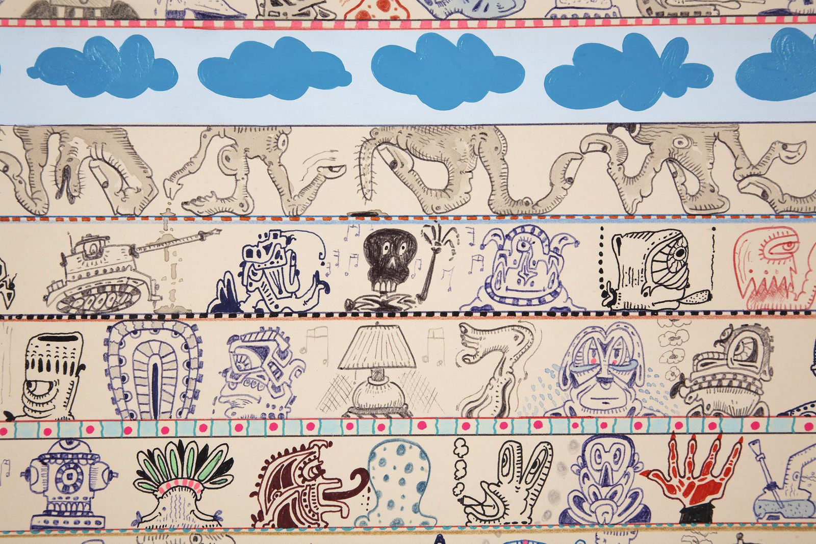 Erik Parker, Behold, 2008