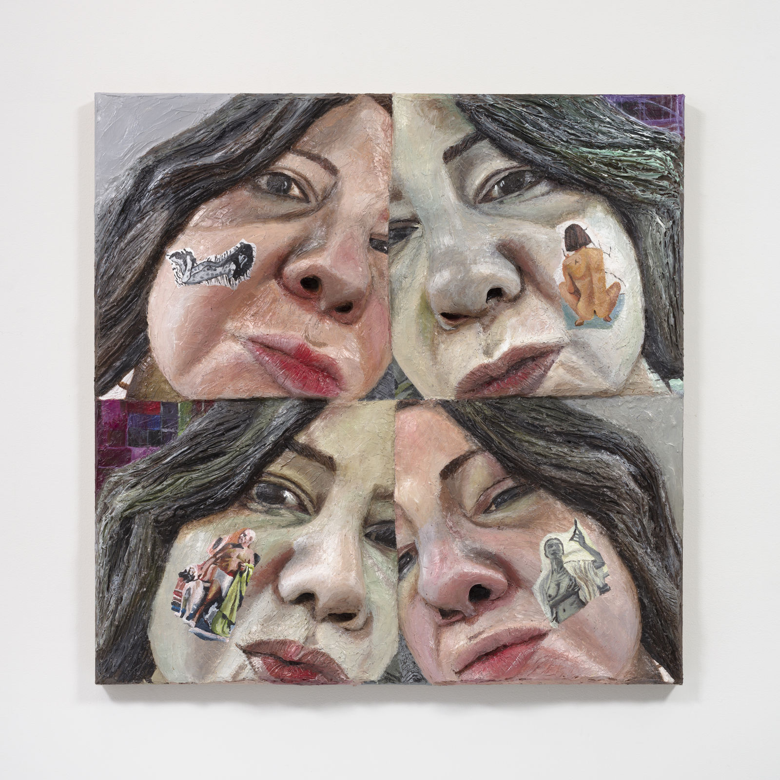 Gina Beavers, Artist nudes, Kusama, Tracey Emin, Picasso and Georgia O’Keefe, 2020